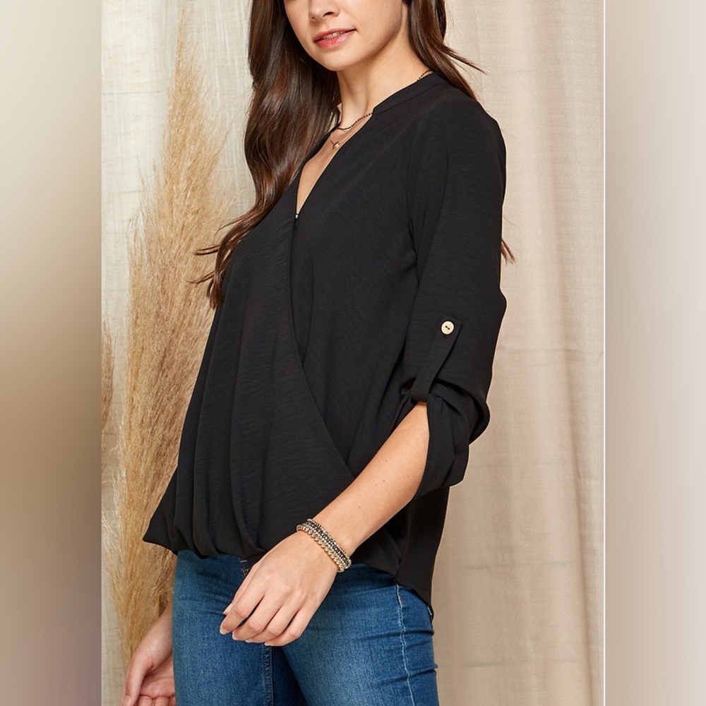 Elegant Black Women's Top - LARGE - Picture 7 of 7